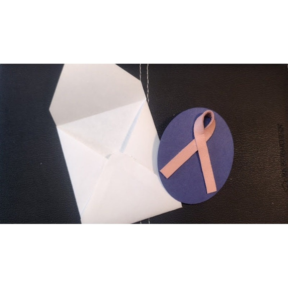 Real Leather Handmade Breast Cancer Awareness Pink Ribbons